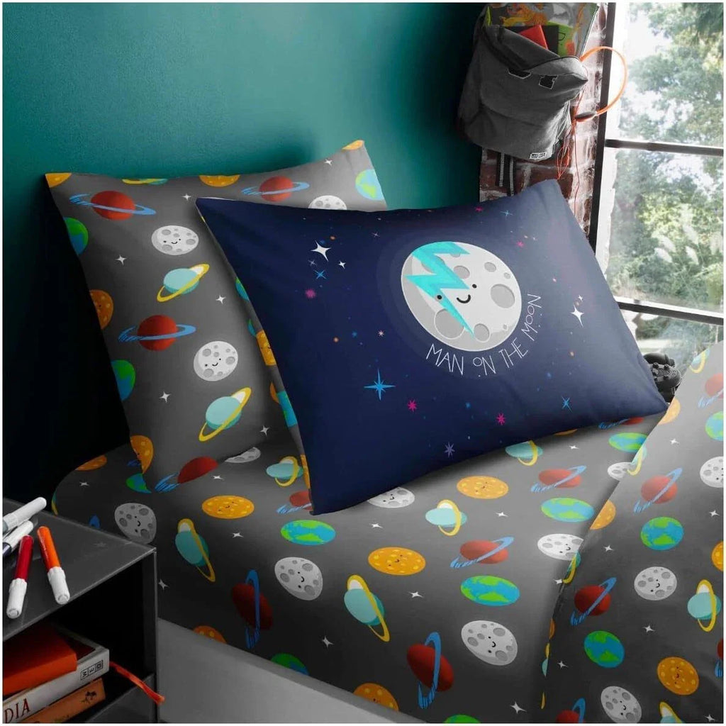 Space Navy | Duvet Cover Set | Sheet Set