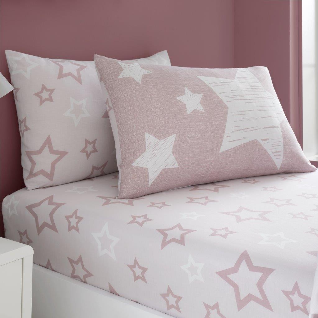 Superstar Blush Pink | Duvet Cover Set | Sheet Set