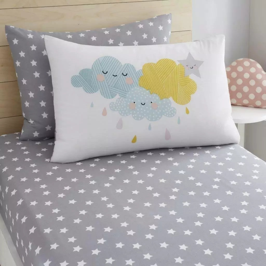 Happy Clouds Multi | Duvet Cover Set | Sheet Set