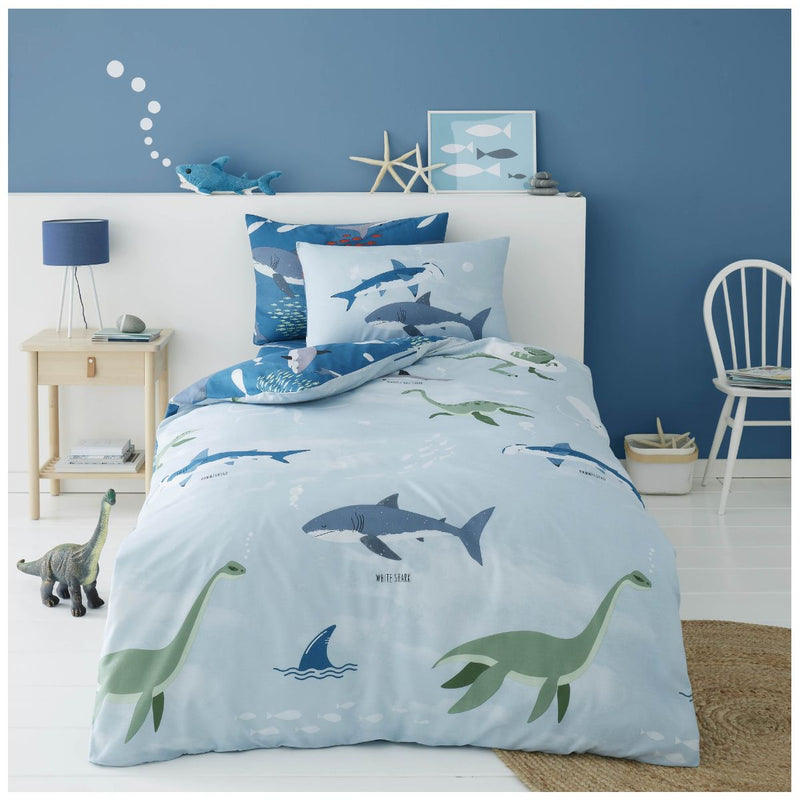 Sea Dino Shark | Duvet Cover Set | Sheet Set