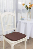 brown seat chair pads