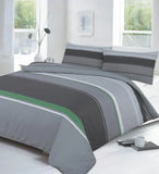 carter printed duvet cover set grey