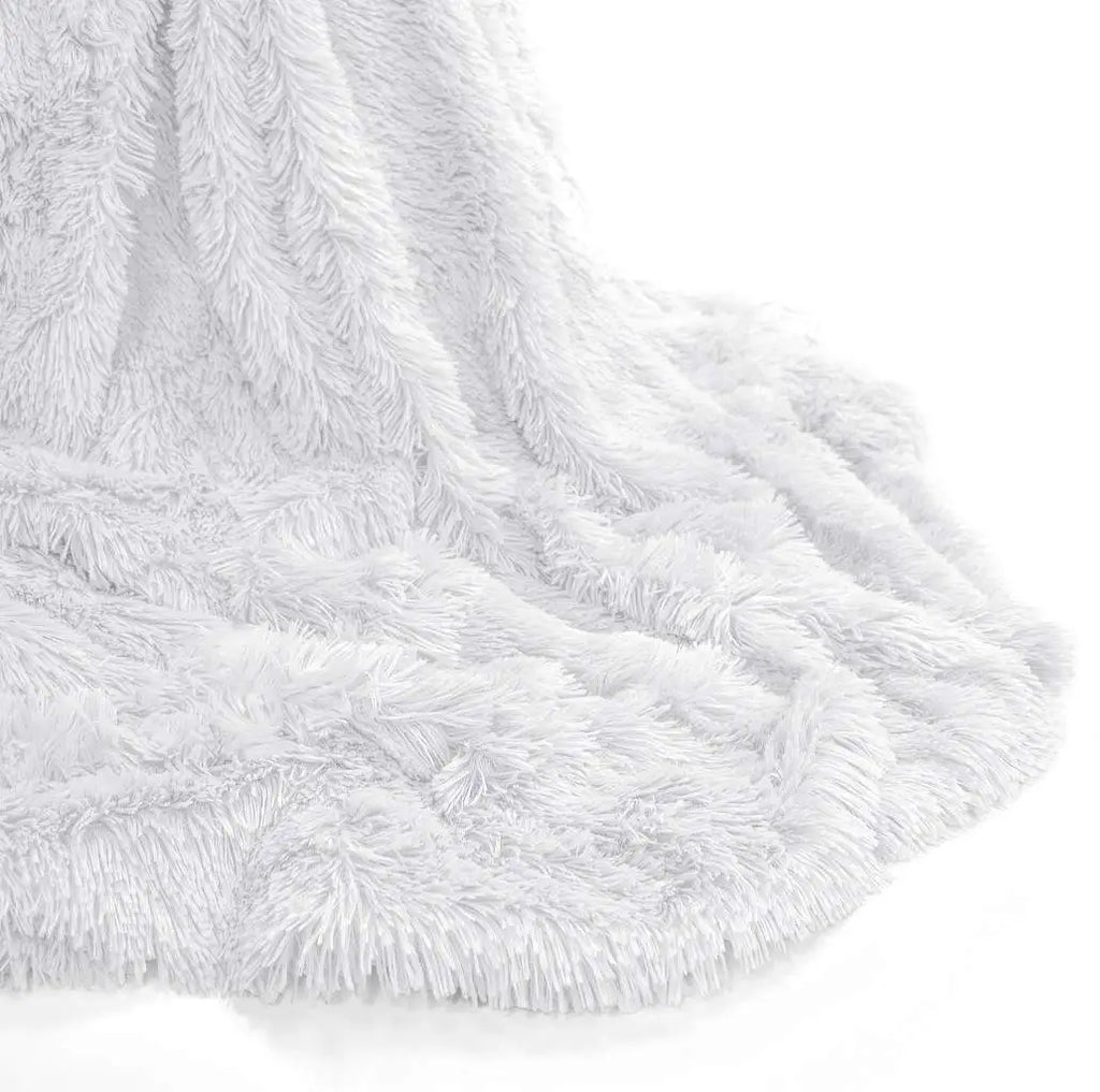 cuddle throws white