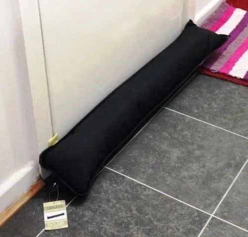 black door draught stopper