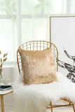gold Crushed velvet cushion covers