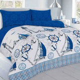 jack ptinted duvet set blue