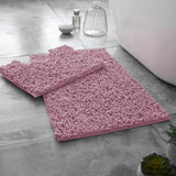 Loop Non Slip Bath Mat Set   | 15 Colours Available