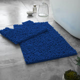 Loop Non Slip Bath Mat Set   | 15 Colours Available