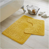 Greek Non-Slip Bath Mat Set  | 23 Colours Available