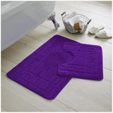 Greek Non-Slip Bath Mat Set  | 23 Colours Available