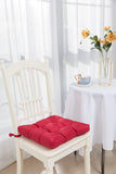 chair seat cushions red