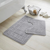 Greek Non-Slip Bath Mat Set  | 23 Colours Available