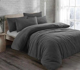 teddy fleece duvet cover set