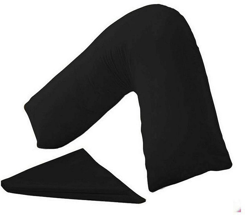 PC v shaped pillowcase Black