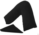 PC v shaped pillowcase Black