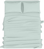 easy care PC sheets set duck egg
