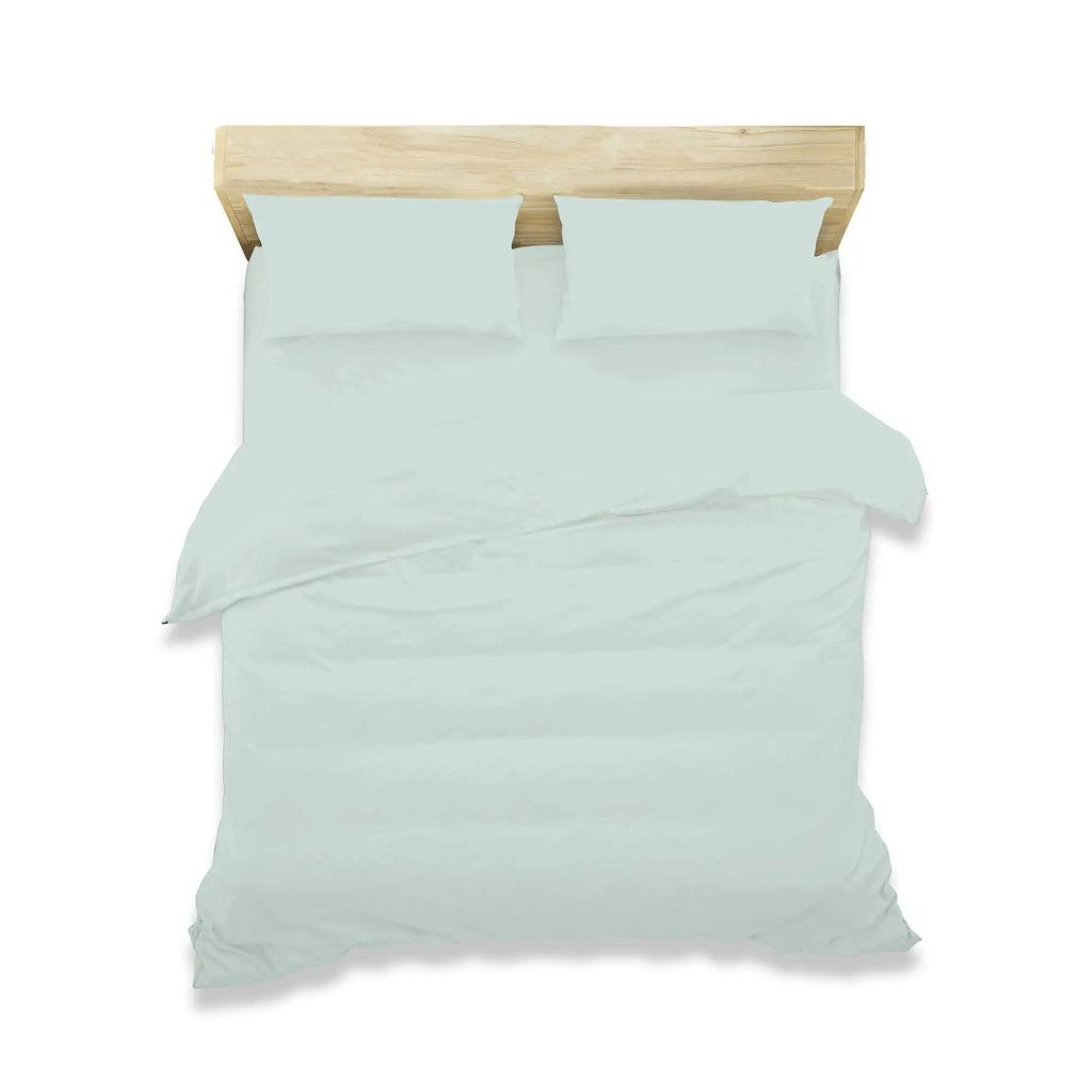 duvet cover set polycotton duckegg