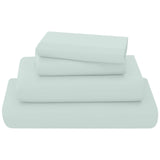 easy care flat sheet duckegg