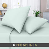 easy care poly cotton pillow cases duck egg