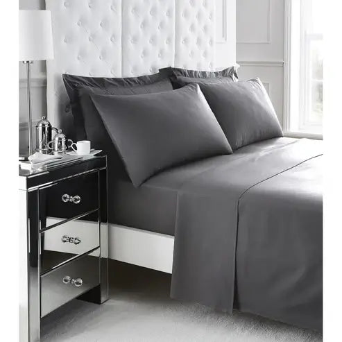 200tc egyptian cotton pillowcase grey