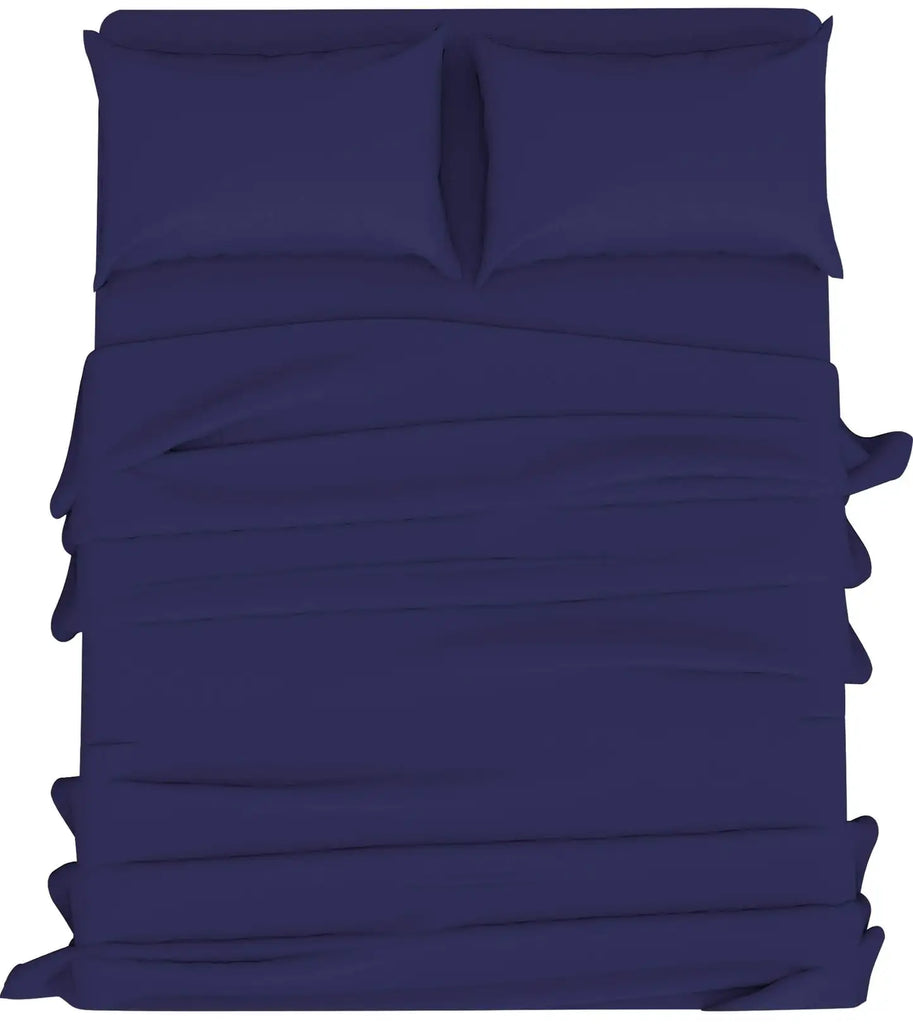 easy care PC sheets set navy