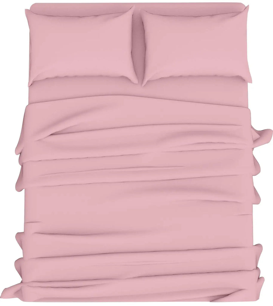 easy care PC sheets set pink