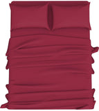 easy care PC sheets set red