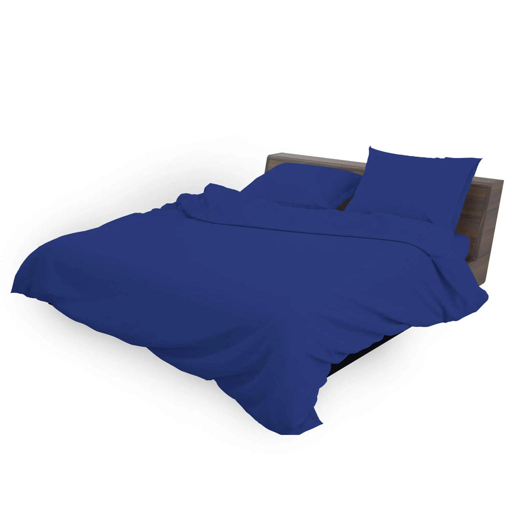 Easy Iron PC duvet cover royalblue