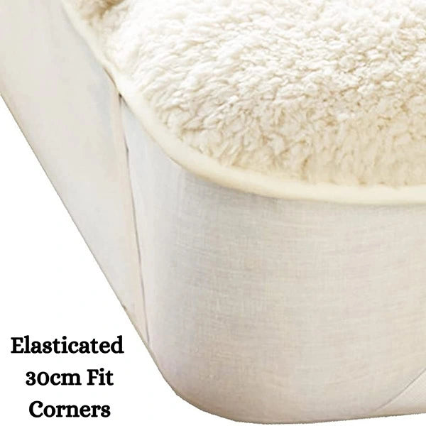 sherpa teddy mattress topper enhancer