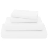 easy care flat sheet white