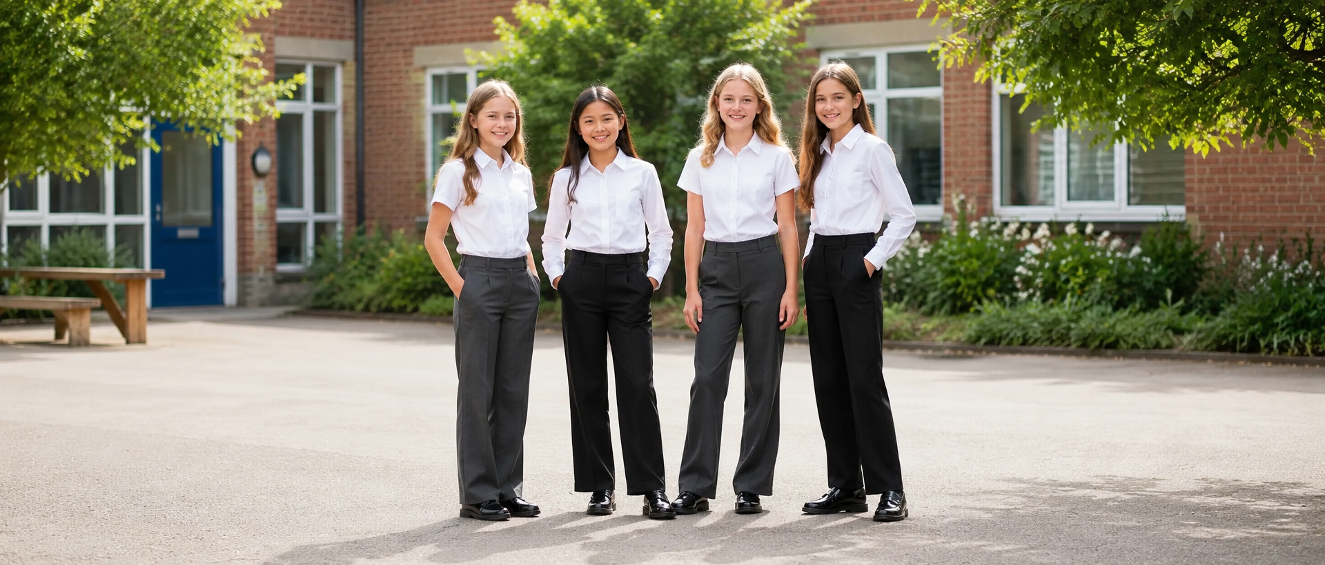 Girls School Trousers