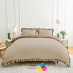 Kendrick Frill Duvet Cover Set | 8 Colours