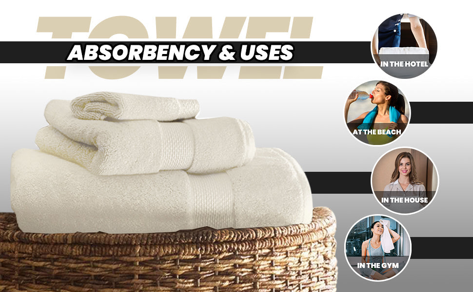 100% Egyptian Cotton Miami Towels | 16 Colours | 700 GSM