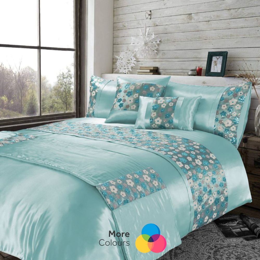 Romi Embroidered Duvet Cover Set | 2 Colours