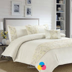 Savanna Embroidered Duvet Cover Set | 2 Colours