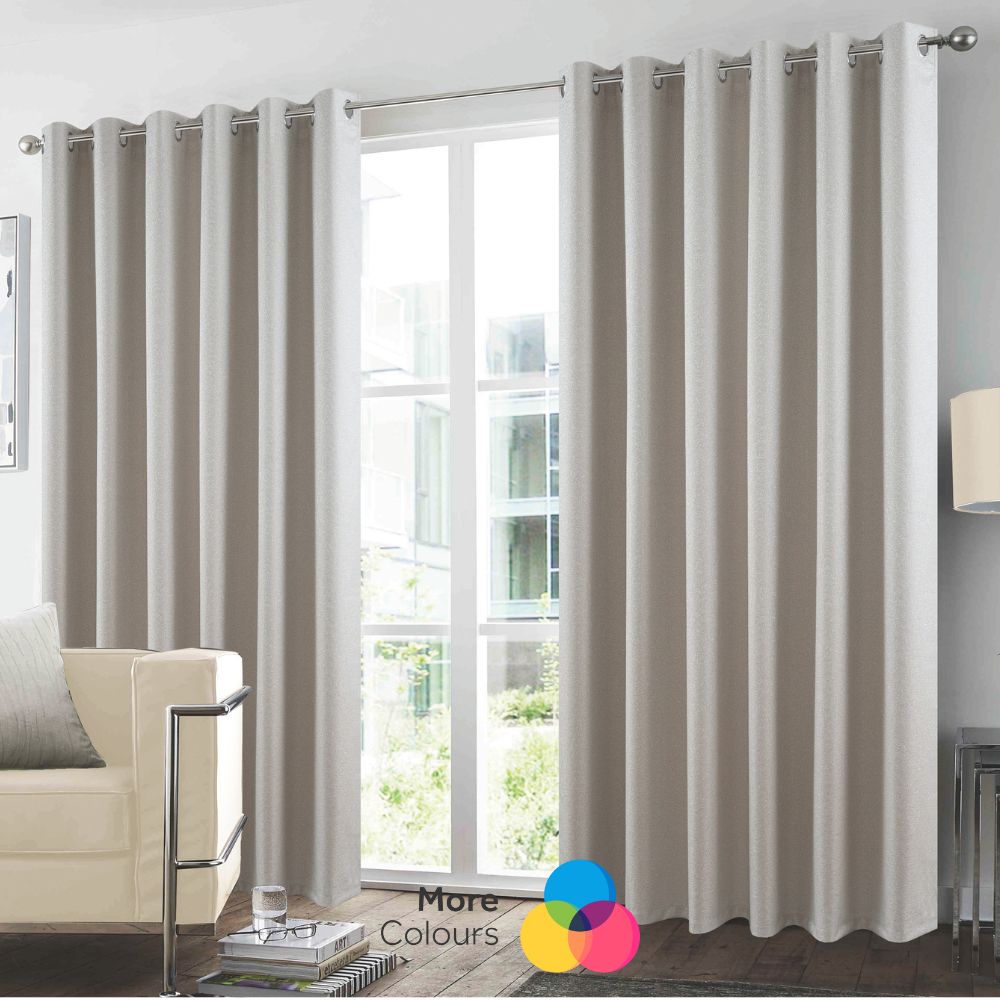 Synergy Glitter Blackout Curtains | 3 Colours