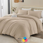 Soft Touch Reversible Plain Duvet Cover Set | 6 Colours