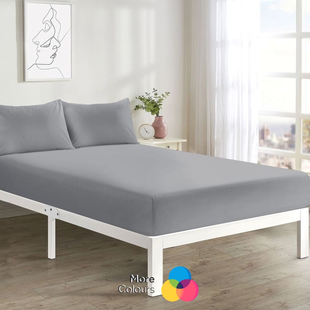 Brushed Microfibre Fitted Sheets | 25CM Deep