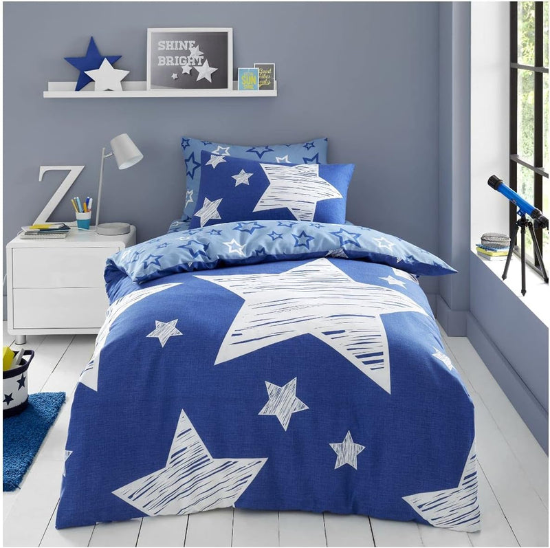 Superstar Navy | Duvet Cover Set | Sheet Set