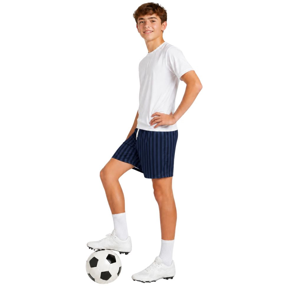Boys PE Shadow Stripe Sports Shorts | 7 Colours