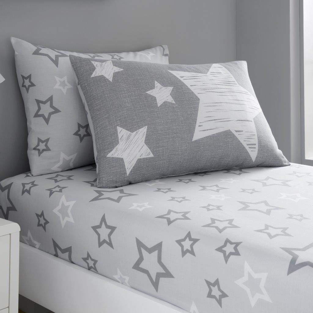 Superstar Grey | Duvet Cover Set | Sheet Set