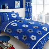 Football Goals Blue | Duvet Cover Set | Sheet Set