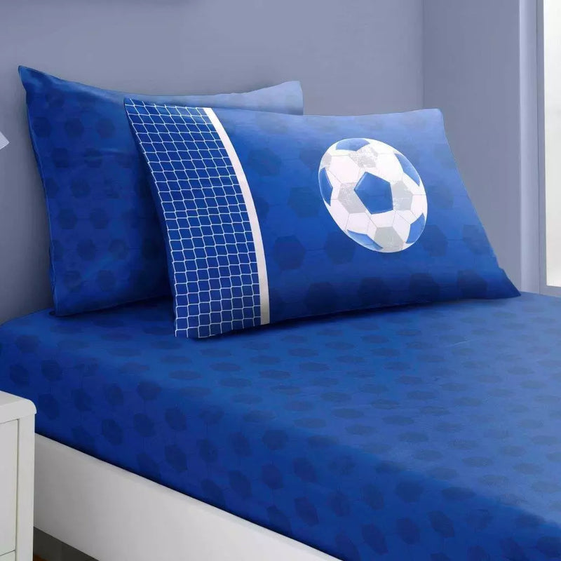 Football Goals Blue | Duvet Cover Set | Sheet Set