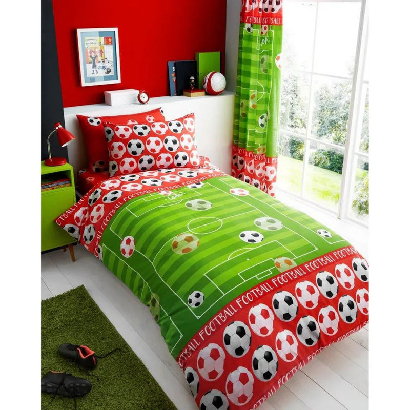 Goal Red | Duvet Cover Set | Sheet Set