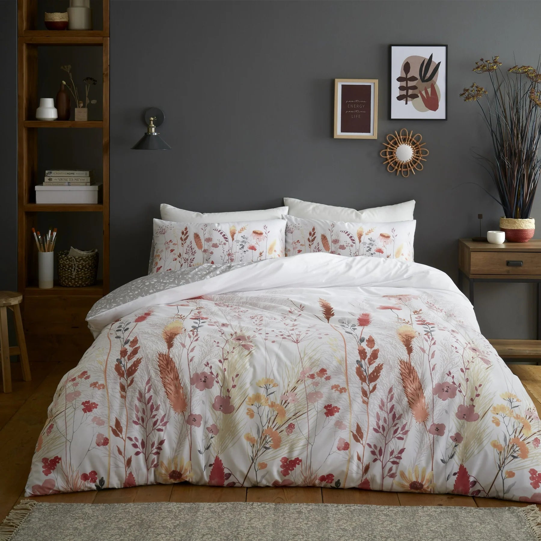 Meadow Floral Printed Duvet Cover Set | Poly Cotton
