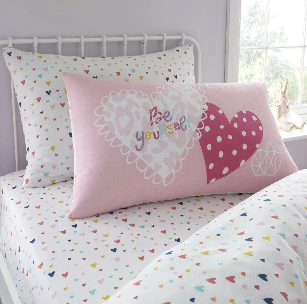 Hearts Pink | Duvet Cover Set | Sheet Set