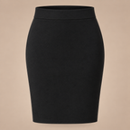 Girls Plain Knee Length School Pencil Skirt | 2 Colours