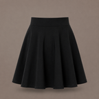 Girls Plain Pull-On Skater School Skirts | 3 Colours