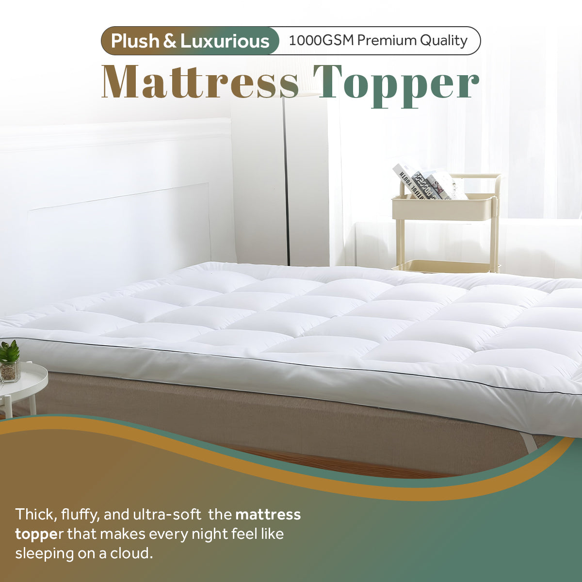 Microfibre Mattress Topper | 10CM Thick