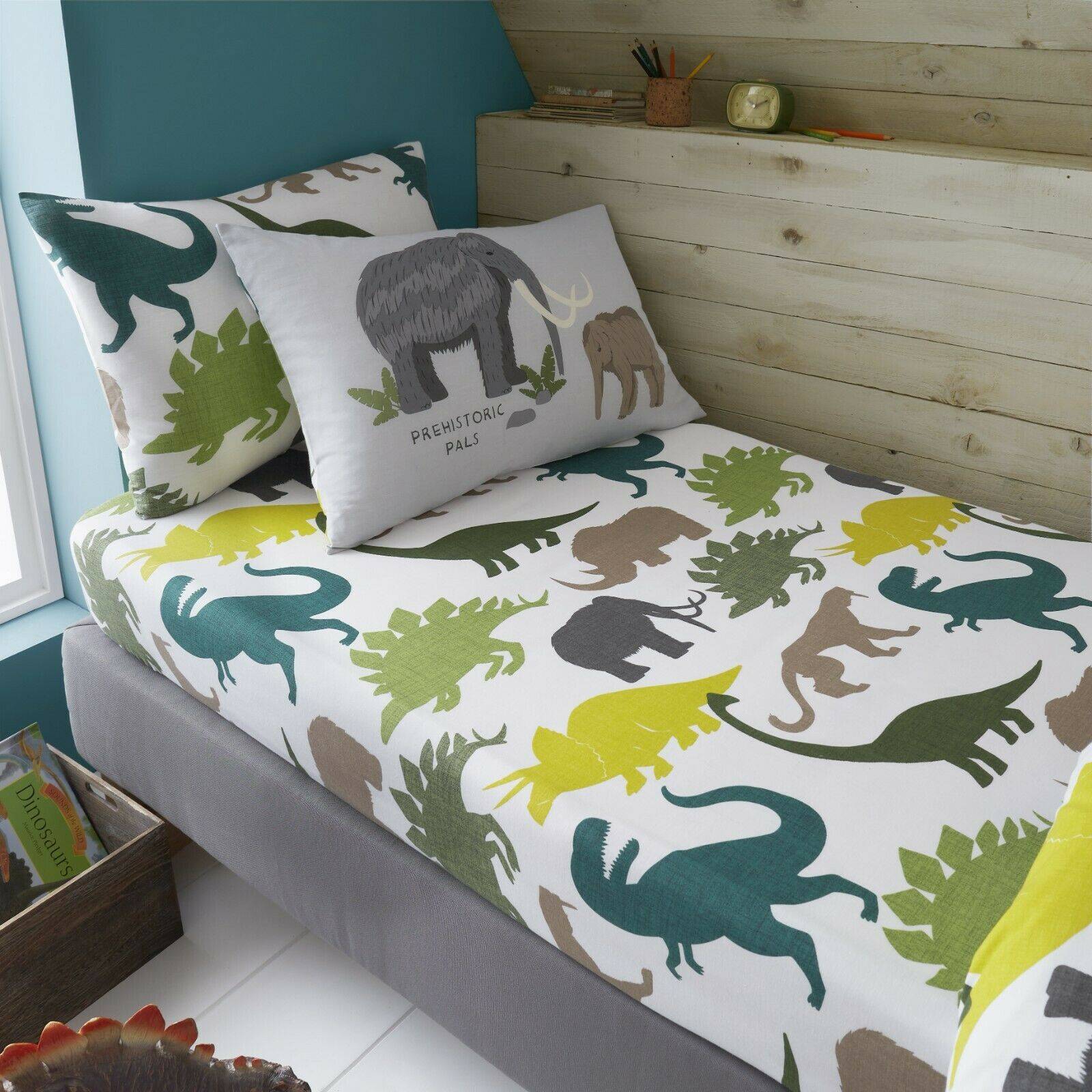 Woolly Mammoth & Pals Grey | Duvet Cover Set | Sheet Set